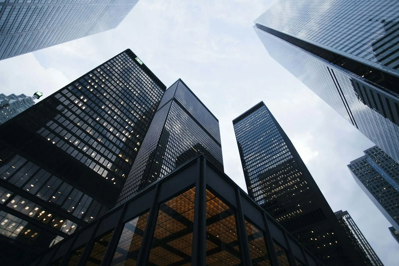 Modern UAE skyline of commercial towers